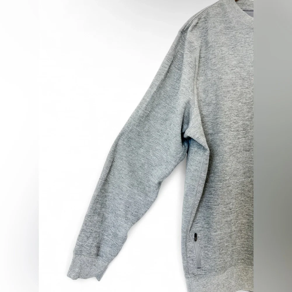 Vuori Men's Gray Jeffrey’s Pullover Sweater - Size XLarge